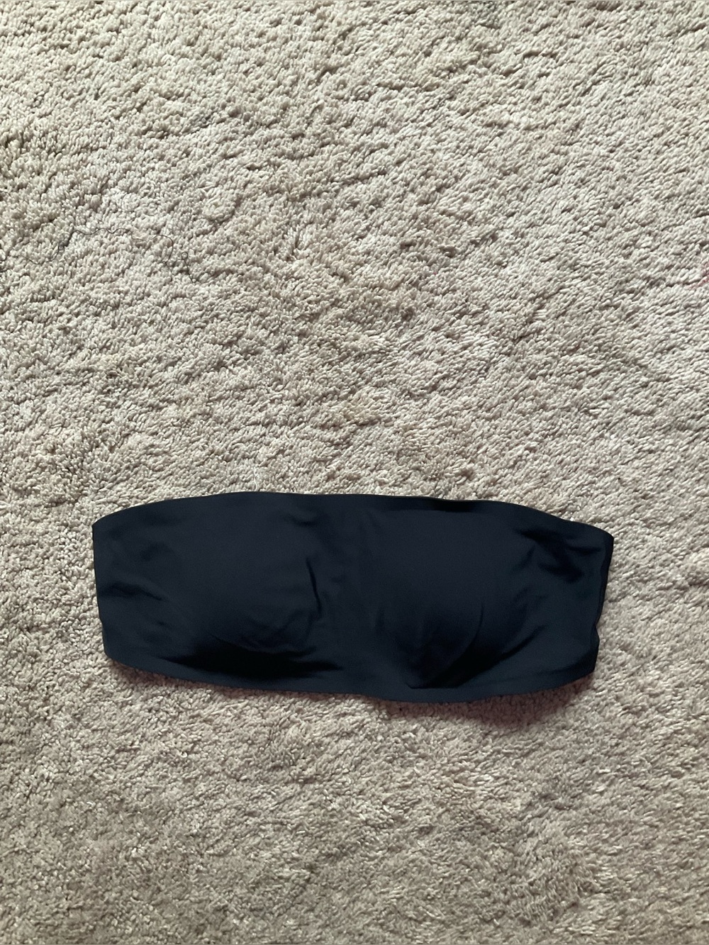 Fashion Nova Black Strapless Bandeau Bra Top